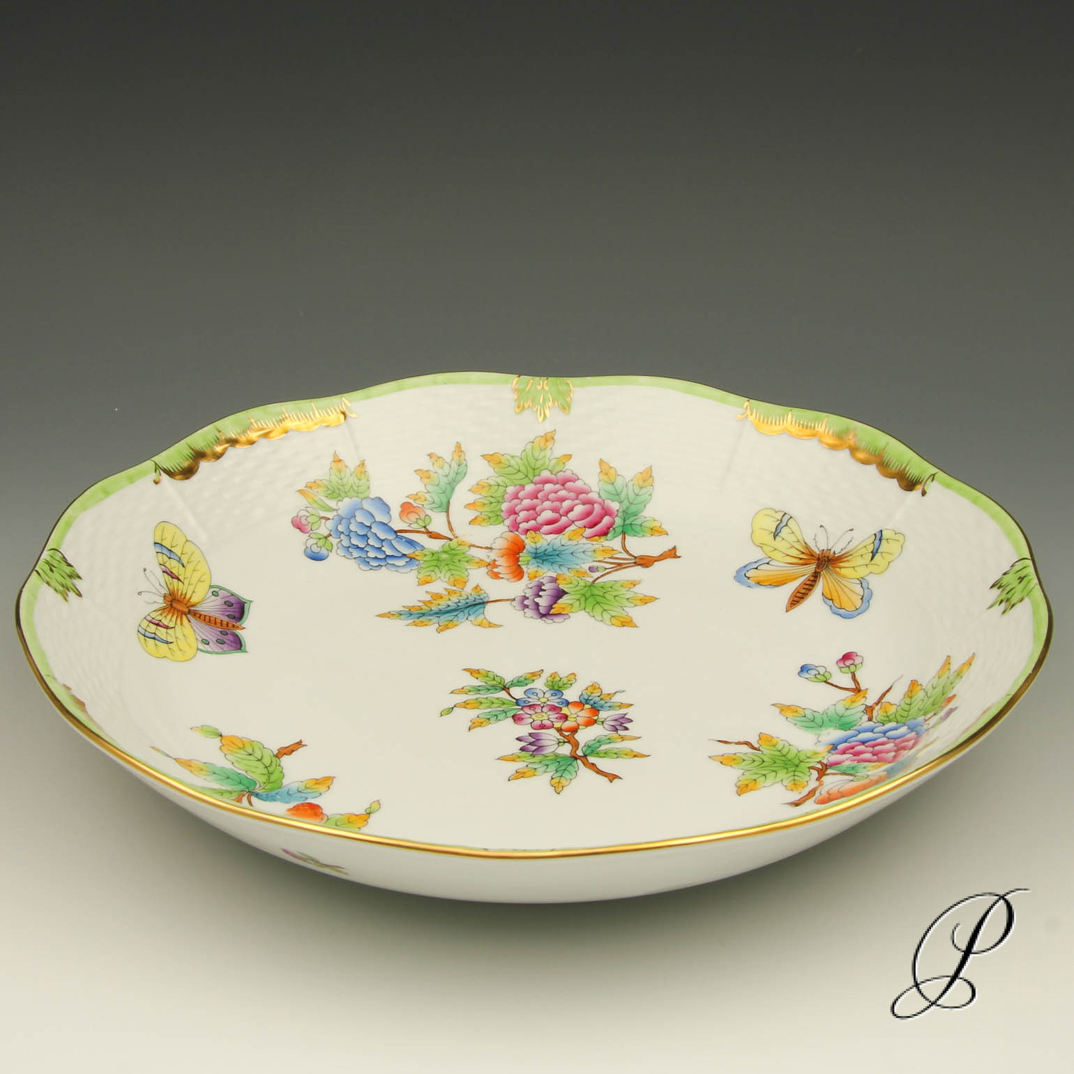 Beilagenschale Herend Im Dekor Victoria Porzellan Porcelain