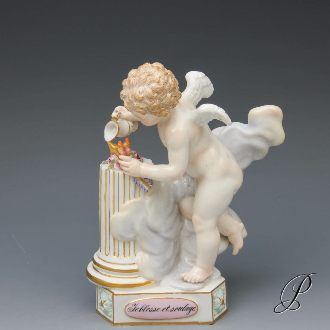 Figur Meissen Knaufzeit Um 1900 Jhd Devisenkind Porzellan Porcelain