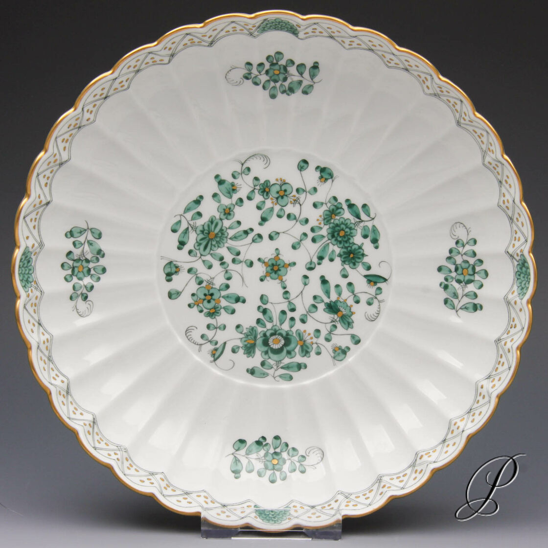 Beilagenschale Meissen Wahl Indisch Gr N Reich Porzellan Porcelain