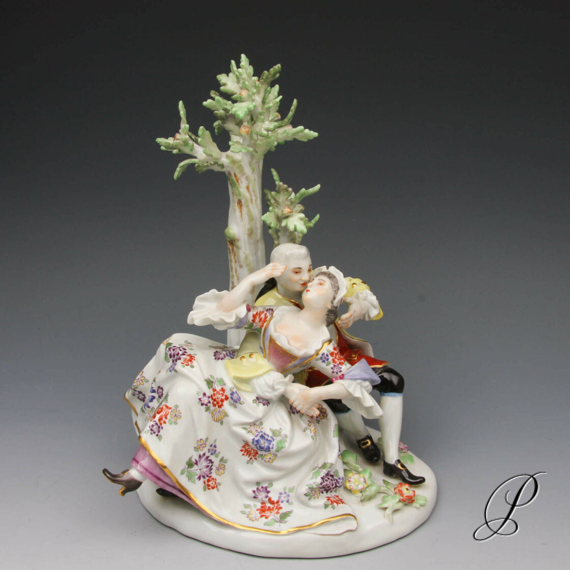 Wunderschöne Figurengruppe Meissen Liebespaar Porzellan And Porcelain