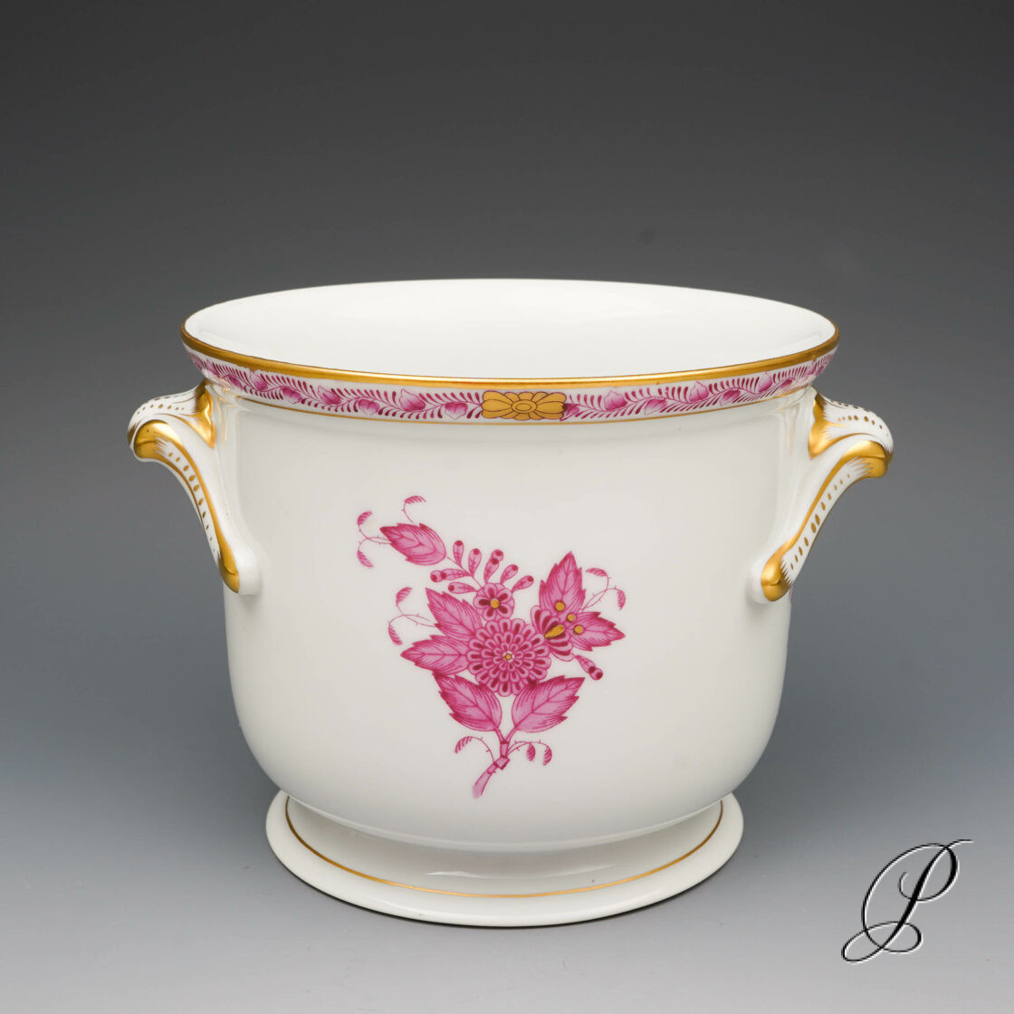 Bertopf Blumentopf Herend Nr Apponyi Purpur Porzellan Porcelain