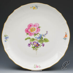Kuchenschale Meissen im Dekor Blume3
